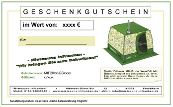 Geschenkgutschein